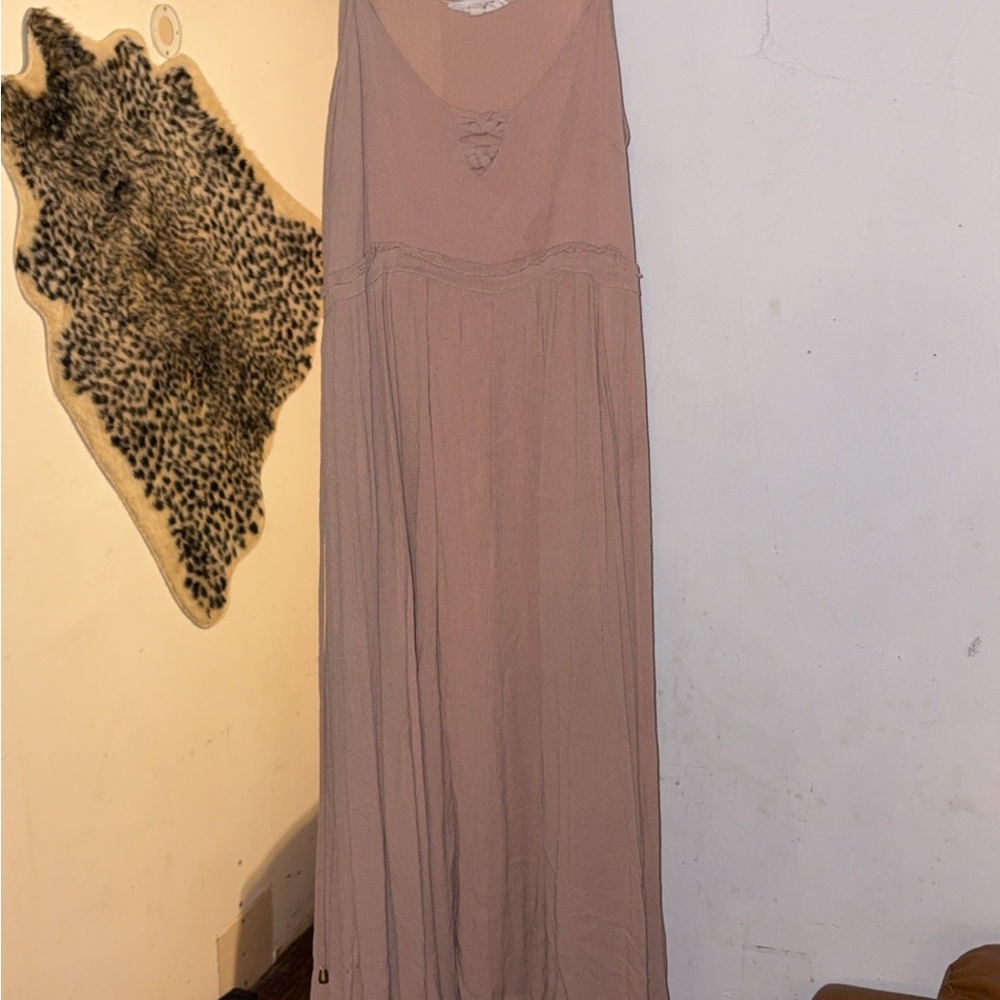 easel Sleeveless Maxi Dress in Dusty Mauve